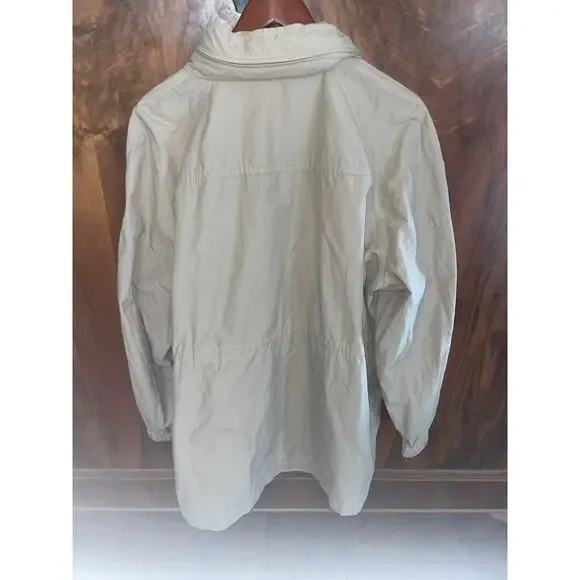 EILEEN FISHER Hidden Hood Jacket *Beige Color - Picture 6 of 8